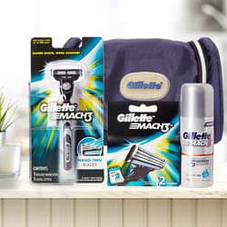 Remarkable Gillette Mach3 Travel Pack for Men to Sivaganga