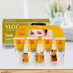 Beauty Special Pedicure and Manicure Kit with Gold Facial Kit from VLCC to Kanjikode