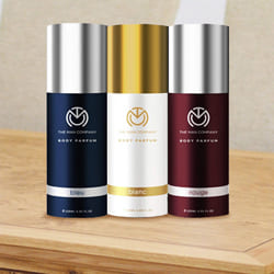 Delightful The Man Company Body Perfume Trio Deodorant Set for Men to India