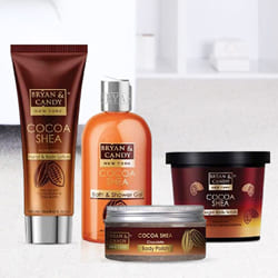Exquisite Bryan N Candy New York Cocoa Shea Bath Tub Kit to Perumbavoor