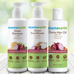 Shining Look Mamaearth Anti Hair Fall Gift Kit to Sivaganga