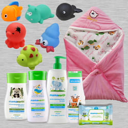 Exclusive Mamaearth New Born Complete Care Gift Hamper to Kanjikode
