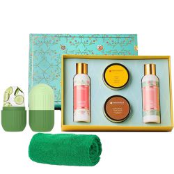 Marvelous Beauty Gift Hamper with Face Roller N Towel to Muvattupuzha