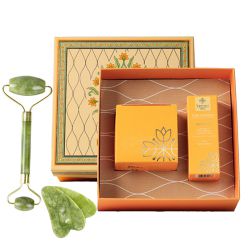 Exclusive Skin Care Kit with Jade Roller n Gua Sha to Palani