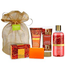 Exclusive Vaadi Herbals Saffron Skin Whitening Gift Set to Muvattupuzha