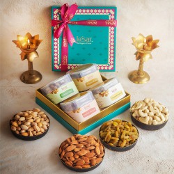 Kesar Special Wholesome Dried Fruits Gift Box to Palani