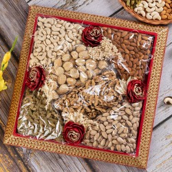 Finest Dry Fruit Treat Tray to Lakshadweep