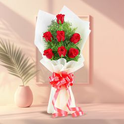 Radiant Red Roses Bouquet