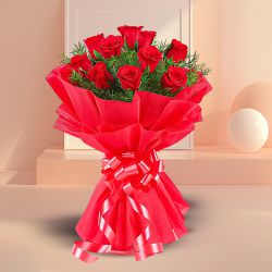 Stunning Red Roses Bouquet