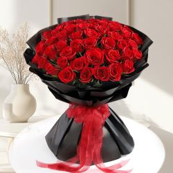 Classic Red Roses Bouquet