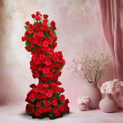 Grand 100 Red Roses Arrangement