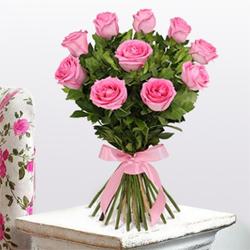 Powered by Pink Rose Bouquet to Alwaye