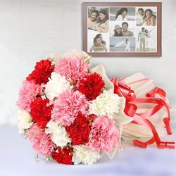 Magical Bunch of Carnations in Mixed Colour to Muvattupuzha