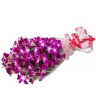 Floral Devotion Purple Orchids Bunch to Marmagao