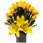Joyful Arrangement of Sunny Flowers to Muvattupuzha