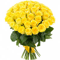 Fabulous Yellow Roses Bouquet
 to Irinjalakuda