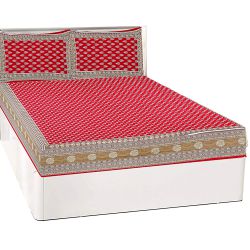 Pretty Combo of Rajasthani Print Double Bed Sheet with Pillow Cover to Marmagao