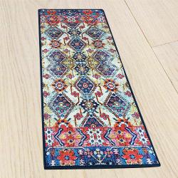 Classy 3D Printed Vintage Persian Bedside Runner Carpet to Muvattupuzha