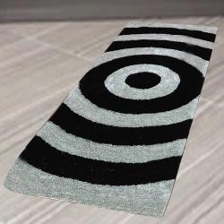 Outstanding Modern Design Microfibre Polyester Shaggy Bedside Rug to Ambattur