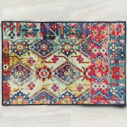 Dazzling 3D Printed Vintage Persian Carpet Rug Runner to Chittaurgarh