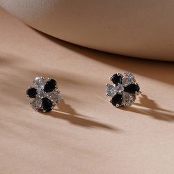 Timeless Floral Stone Earrings to Alwaye