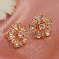 Timeless Kundan Studs