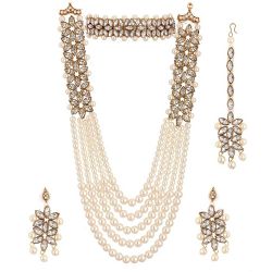 Exquisite Gold Plated Bridal Jewellery Set to Hariyana