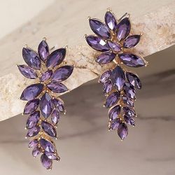 Stunning Crystal Studded Drop N Dangler Earrings to Gudalur (nilgiris)