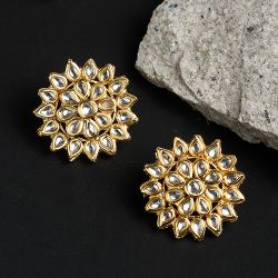 Elegant Kundan Studs