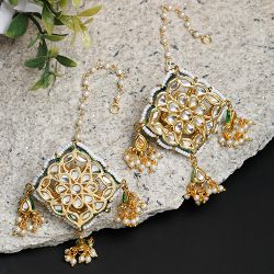 Luxe Kundan Studs Radiance to Hariyana