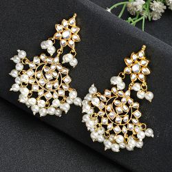 Glamorous Kundan Earrings to India