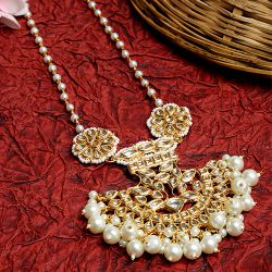 Radiant Long Kundan Neckpiece