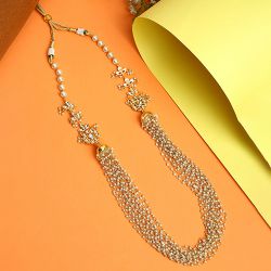 Classy Pearl Jhumki Nacklace