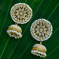 Luxe Kundan Earrings Pair to Ambattur