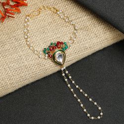 Sophisticated Kundan Bracelet to Hariyana