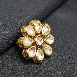 Graceful Kundan Ring to Balasore