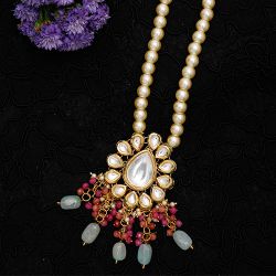 Majestic Long Kundan Necklace to Muvattupuzha