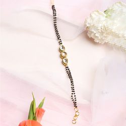 Radiant Kundan Bracelet Mangalsutra