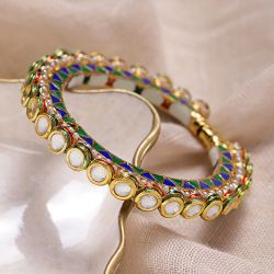 Timeless Gold Plated Artistry Bangle to Tirur