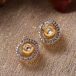 Timeless Kundan Studs to Hariyana