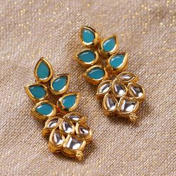 Classic Elegance Kundan Studs to Payyanur