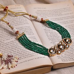 Vibrant Green Bead Delight to Marmagao