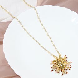 Radiant Kundan Necklace to India