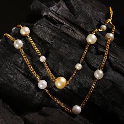 Timeless Charm White Gold Necklace to Hariyana