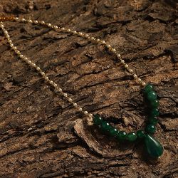 Lush Green Glamour Necklace to Dadra and Nagar Haveli