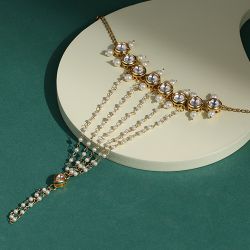 Traditional Grace Kundan Handpiece