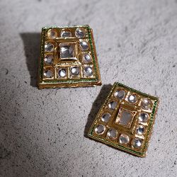 Timeless Elegance Kundan Earrings