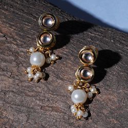 Timeless Kundan Pearl Drops