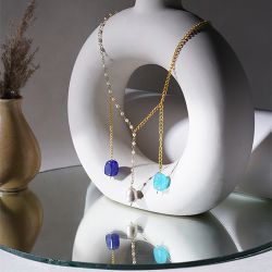 Chic Pearl   Gold Necklace to Nipani