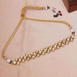 Ethereal Kundan Pearl Choker to Alappuzha